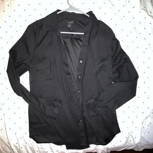 Ann Taylor black button down